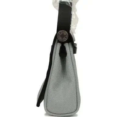 HERMÈS Hermes Herbag Zip 20 Mini Gris Pantin Toile Militaire Canvas and Black Vache Hunter Palladium Hardware | Thumbnail 4 HERMÈS Hermes Herbag Zip 20 Mini Gris Pantin Toile Militaire Canvas and Black Vache Hunter Palladium Hardware | Thumbnail 4