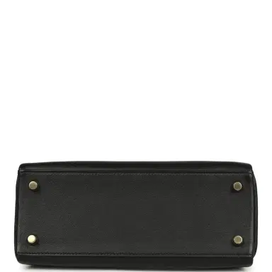 HERMÈS Hermes Kelly Retourne 25 Black Cheri Gold Hardware | Thumbnail 6 HERMÈS Hermes Kelly Retourne 25 Black Cheri Gold Hardware | Thumbnail 6