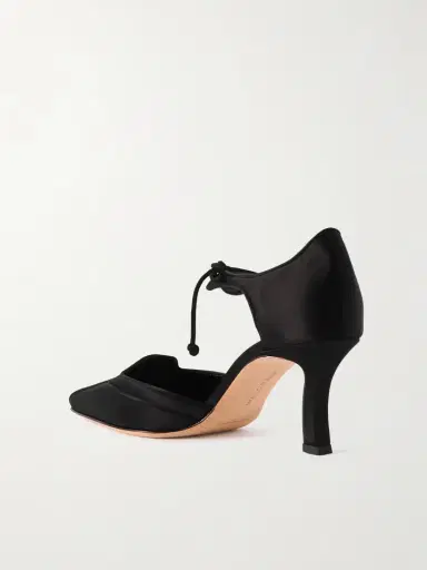 Manolo Blahnik Orata 70 Satin Pumps | Thumbnail 3 Manolo Blahnik Orata 70 Satin Pumps | Thumbnail 3
