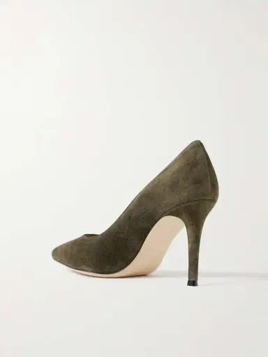 Gianvito Rossi Gianvito 85 Suede Pumps | Thumbnail 3 Gianvito Rossi Gianvito 85 Suede Pumps | Thumbnail 3