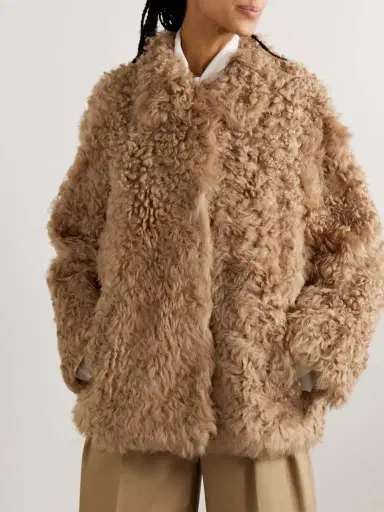 Nour Hammour Carolyn Shearling Coat | Thumbnail 3 Nour Hammour Carolyn Shearling Coat | Thumbnail 3