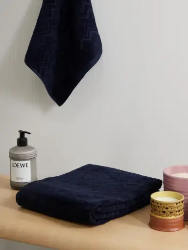Missoni Home Chalk Set Of Two Cotton-terry Jacquard Towels | Thumbnail 2 Missoni Home Chalk Set Of Two Cotton-terry Jacquard Towels | Thumbnail 2