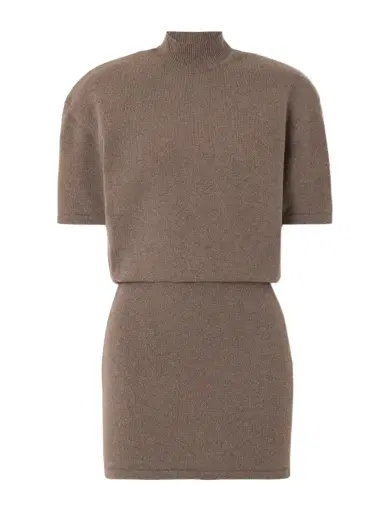 Jacquemus Castagna Wool-blend Turtleneck Mini Dress | Thumbnail 1 Jacquemus Castagna Wool-blend Turtleneck Mini Dress | Thumbnail 1