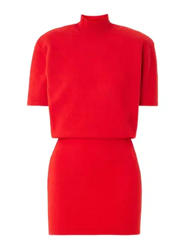 Jacquemus The Castagna Wool-blend Turtleneck Mini Dress | Thumbnail 1 Jacquemus The Castagna Wool-blend Turtleneck Mini Dress | Thumbnail 1