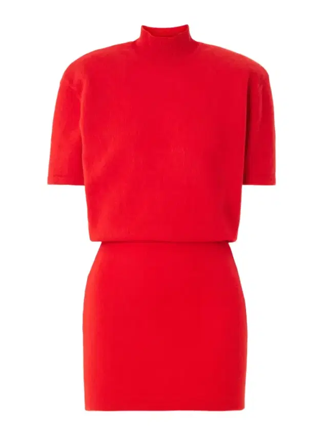 Jacquemus The Castagna Wool-blend Turtleneck Mini Dress