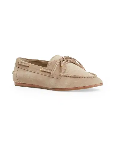 SIMKHAI Women's Danner Suede Boat Shoes - Desert | Thumbnail 2 SIMKHAI Women's Danner Suede Boat Shoes - Desert | Thumbnail 2