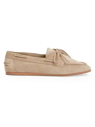 SIMKHAI Women's Danner Suede Boat Shoes - Desert | Thumbnail 1 SIMKHAI Women's Danner Suede Boat Shoes - Desert | Thumbnail 1