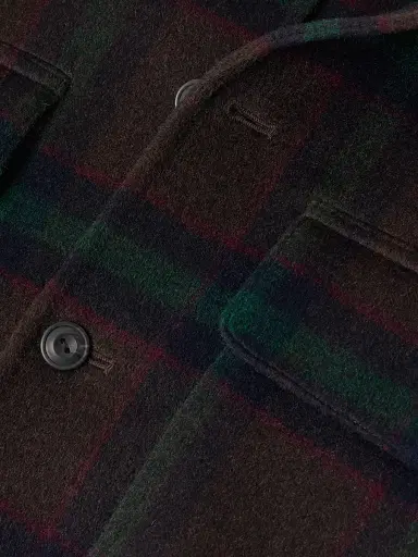Vince Men's Splittable Plaid Shirt Jacket - Coastal Country Racer | Thumbnail 6 Vince Men's Splittable Plaid Shirt Jacket - Coastal Country Racer | Thumbnail 6
