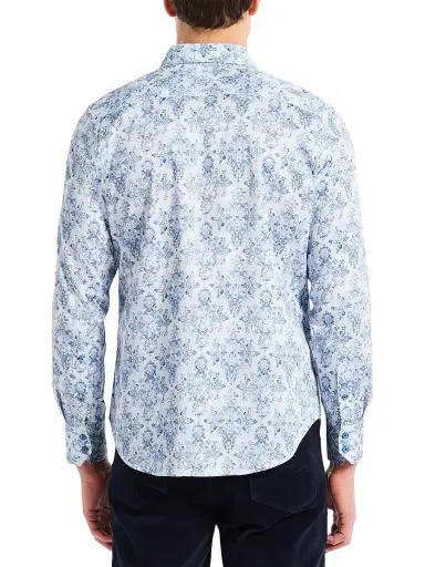 Robert Graham Men's Delancey Button-Front Shirt - Navy | Thumbnail 4 Robert Graham Men's Delancey Button-Front Shirt - Navy | Thumbnail 4