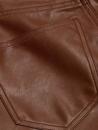 Veronica Beard Women's Beverly High-Rise Skinny Flared Pants - Mahogany | Thumbnail 7 Veronica Beard Women's Beverly High-Rise Skinny Flared Pants - Mahogany | Thumbnail 7