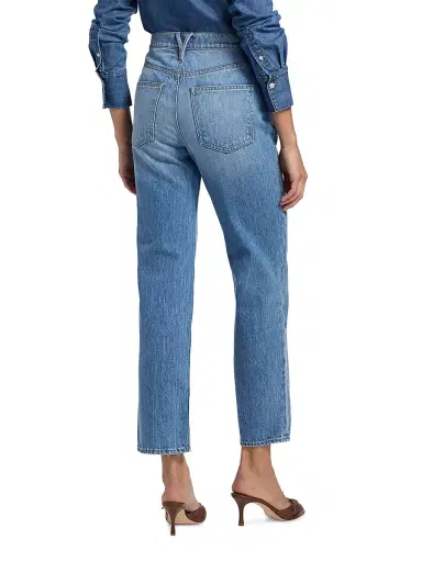 Veronica Beard Women's Leah Mid-Rise Straight-Leg Jeans | Thumbnail 5 Veronica Beard Women's Leah Mid-Rise Straight-Leg Jeans | Thumbnail 5