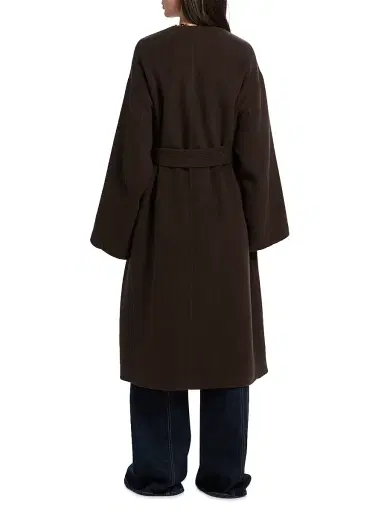 Ulla Johnson Women's Fernanda Wool-Blend Oversized Belted Coat | Thumbnail 5 Ulla Johnson Women's Fernanda Wool-Blend Oversized Belted Coat | Thumbnail 5