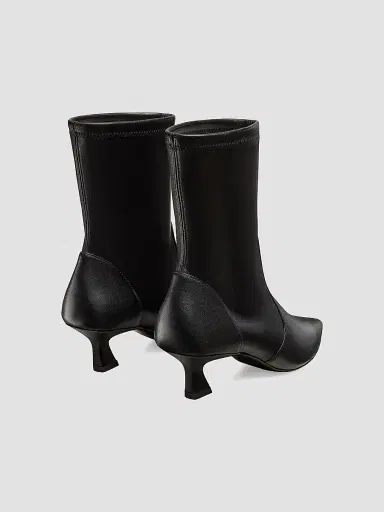 Stuart Weitzman Women's Vinnie 50MM Leather Boots - Black - Size 9.5 | Thumbnail 3 Stuart Weitzman Women's Vinnie 50MM Leather Boots - Black - Size 9.5 | Thumbnail 3