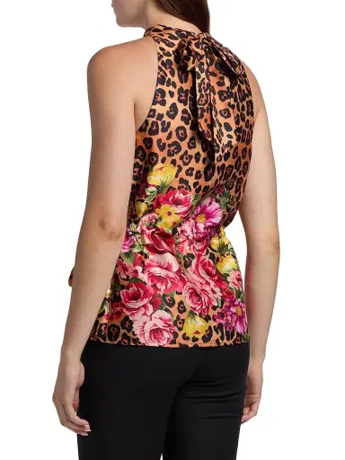 If Only Studio Women's Printed Halterneck Top | Thumbnail 5 If Only Studio Women's Printed Halterneck Top | Thumbnail 5