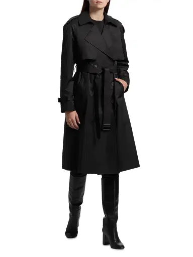 If Only Studio Women's Double-Breasted Trench Coat | Thumbnail 2 If Only Studio Women's Double-Breasted Trench Coat | Thumbnail 2