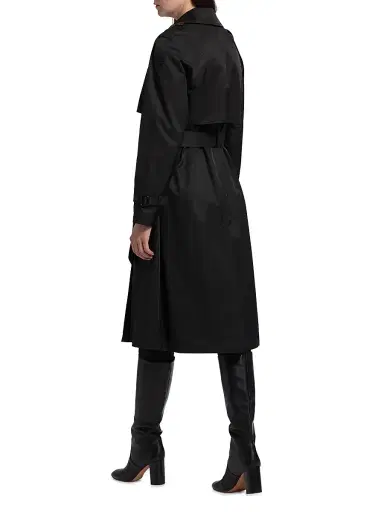 If Only Studio Women's Double-Breasted Trench Coat | Thumbnail 5 If Only Studio Women's Double-Breasted Trench Coat | Thumbnail 5