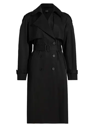If Only Studio Women's Double-Breasted Trench Coat | Thumbnail 1 If Only Studio Women's Double-Breasted Trench Coat | Thumbnail 1