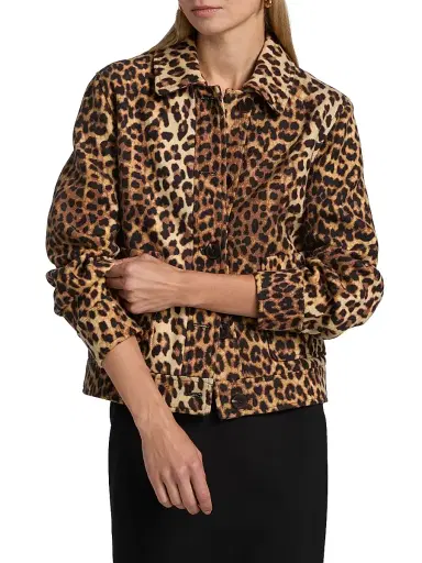 If Only Studio Women's Leopard-Print Jacket | Thumbnail 3 If Only Studio Women's Leopard-Print Jacket | Thumbnail 3