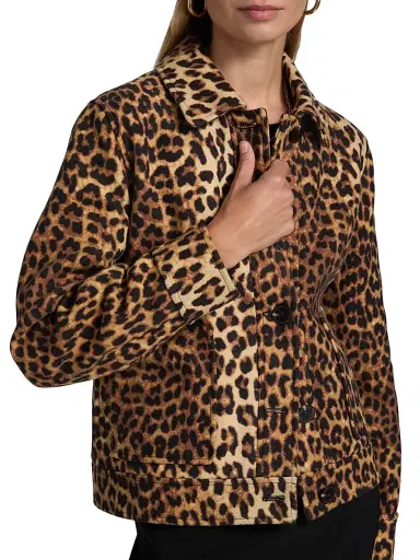 If Only Studio Women's Leopard-Print Jacket | Thumbnail 6 If Only Studio Women's Leopard-Print Jacket | Thumbnail 6