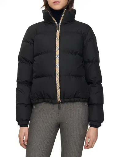 Burberry Women's Ambleside Regular-Fit Hooded Down Jacket - Black - Size XL | Thumbnail 3 Burberry Women's Ambleside Regular-Fit Hooded Down Jacket - Black - Size XL | Thumbnail 3