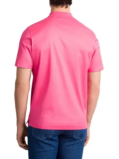 Stefano Ricci Men's Polo Sweater - Pink | Thumbnail 3 Stefano Ricci Men's Polo Sweater - Pink | Thumbnail 3