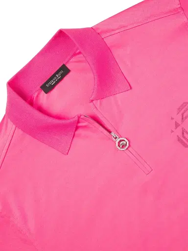 Stefano Ricci Men's Polo Sweater - Pink | Thumbnail 5 Stefano Ricci Men's Polo Sweater - Pink | Thumbnail 5