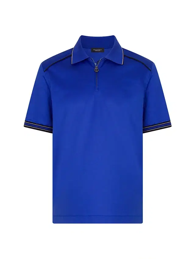 Men's Polo Sweater - Bright Blue Men's Polo Sweater - Bright Blue