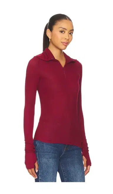 Michael Lauren Jove Long Sleeve Half Zip Top | Thumbnail 2 Michael Lauren Jove Long Sleeve Half Zip Top | Thumbnail 2