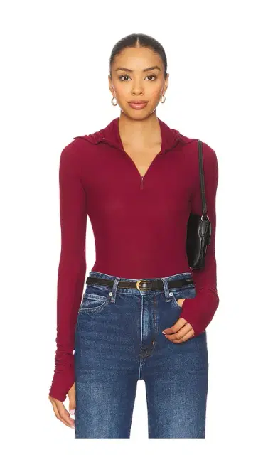 Michael Lauren Jove Long Sleeve Half Zip Top | Thumbnail 1 Michael Lauren Jove Long Sleeve Half Zip Top | Thumbnail 1