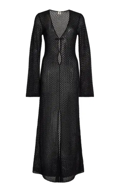 The Garment Tanzania Pointelle-Knit Organic Cotton Maxi Dress | Thumbnail 10 The Garment Tanzania Pointelle-Knit Organic Cotton Maxi Dress | Thumbnail 10
