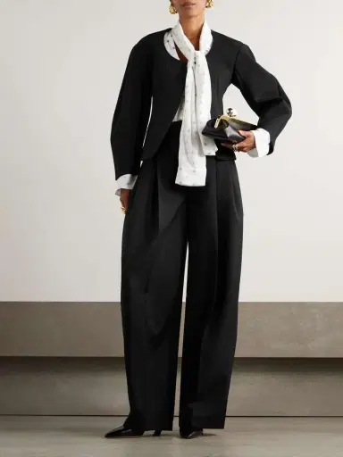 Jacquemus D'homme Pleated Wool-twill Tapered Pants | Thumbnail 2 Jacquemus D'homme Pleated Wool-twill Tapered Pants | Thumbnail 2