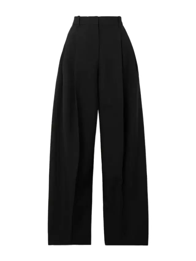 Jacquemus D'homme Pleated Wool-twill Tapered Pants
