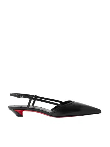 Christian Louboutin Miss Z Slingina 25 Leather Slingback Pumps | Thumbnail 1 Christian Louboutin Miss Z Slingina 25 Leather Slingback Pumps | Thumbnail 1