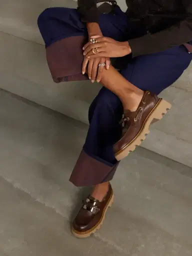 Roger Vivier Viv Ranger Buckled Leather Boat Shoes | Thumbnail 2 Roger Vivier Viv Ranger Buckled Leather Boat Shoes | Thumbnail 2