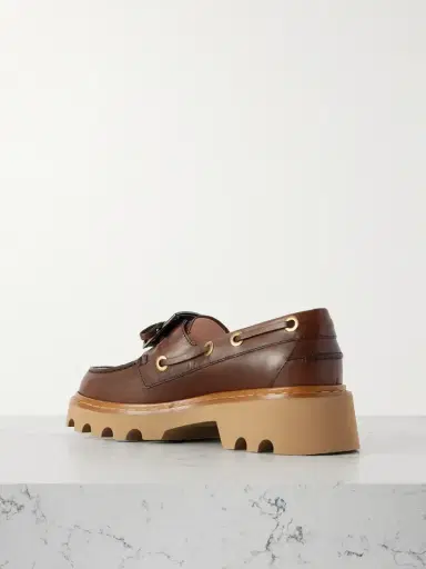 Roger Vivier Viv Ranger Buckled Leather Boat Shoes | Thumbnail 3 Roger Vivier Viv Ranger Buckled Leather Boat Shoes | Thumbnail 3