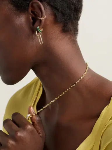 Spinelli Kilcollin 18-karat Gold Sapphire Ear Cuff | Thumbnail 2 Spinelli Kilcollin 18-karat Gold Sapphire Ear Cuff | Thumbnail 2