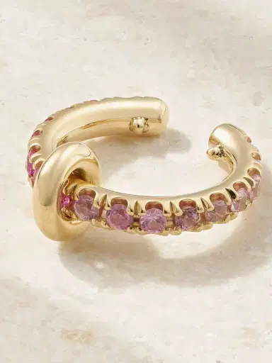Spinelli Kilcollin 18-karat Gold Sapphire Ear Cuff | Thumbnail 3 Spinelli Kilcollin 18-karat Gold Sapphire Ear Cuff | Thumbnail 3