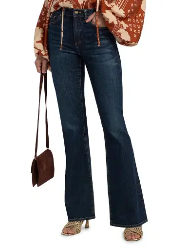 Ramy Brook Women's Helena Flared Jeans - Dark Rinse | Thumbnail 3 Ramy Brook Women's Helena Flared Jeans - Dark Rinse | Thumbnail 3