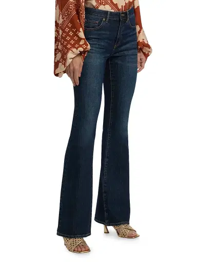 Ramy Brook Women's Helena Flared Jeans - Dark Rinse | Thumbnail 4 Ramy Brook Women's Helena Flared Jeans - Dark Rinse | Thumbnail 4