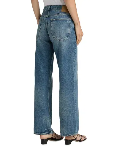 rag & bone Women's Cam Low-Rise Full Straight-Leg Jeans - Echo | Thumbnail 5 rag & bone Women's Cam Low-Rise Full Straight-Leg Jeans - Echo | Thumbnail 5
