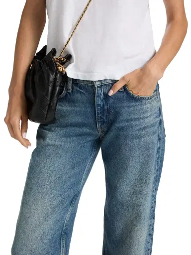 rag & bone Women's Cam Low-Rise Full Straight-Leg Jeans - Echo | Thumbnail 6 rag & bone Women's Cam Low-Rise Full Straight-Leg Jeans - Echo | Thumbnail 6