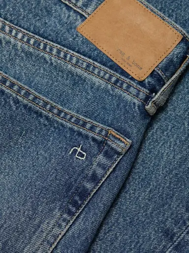 rag & bone Women's Cam Low-Rise Full Straight-Leg Jeans - Echo | Thumbnail 7 rag & bone Women's Cam Low-Rise Full Straight-Leg Jeans - Echo | Thumbnail 7
