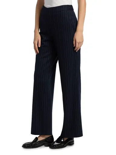 rag & bone Women's Irina Striped Ponte Pants - Navy Multi | Thumbnail 4 rag & bone Women's Irina Striped Ponte Pants - Navy Multi | Thumbnail 4