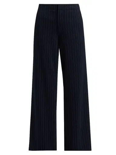 rag & bone Women's Irina Striped Ponte Pants - Navy Multi | Thumbnail 1 rag & bone Women's Irina Striped Ponte Pants - Navy Multi | Thumbnail 1