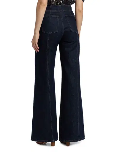 Ulla Johnson Women's Delphine Hight-Rise Wide-Leg Jeans - Tigris - Size 32 | Thumbnail 5 Ulla Johnson Women's Delphine Hight-Rise Wide-Leg Jeans - Tigris - Size 32 | Thumbnail 5