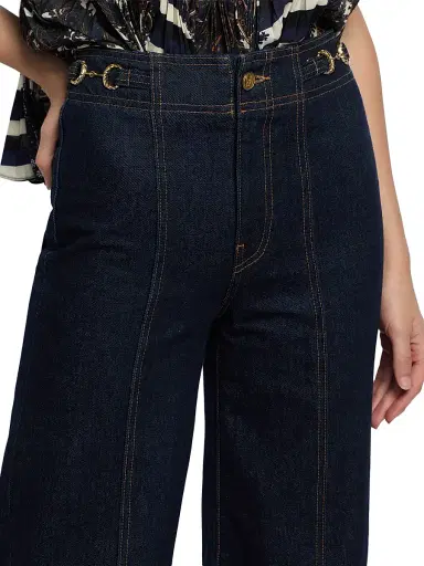 Ulla Johnson Women's Delphine Hight-Rise Wide-Leg Jeans - Tigris - Size 32 | Thumbnail 6 Ulla Johnson Women's Delphine Hight-Rise Wide-Leg Jeans - Tigris - Size 32 | Thumbnail 6