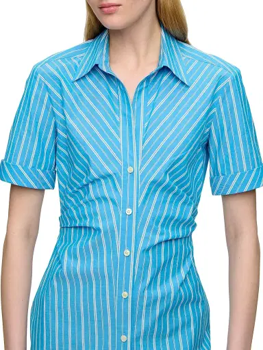 CALLAS MILANO Women's Lou Fitted Shirt Dress | Thumbnail 4 CALLAS MILANO Women's Lou Fitted Shirt Dress | Thumbnail 4