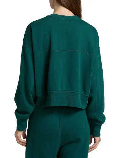 Lunya Women's Silksweats Reversible Seam Sweatshirt - Noble Green | Thumbnail 5 Lunya Women's Silksweats Reversible Seam Sweatshirt - Noble Green | Thumbnail 5