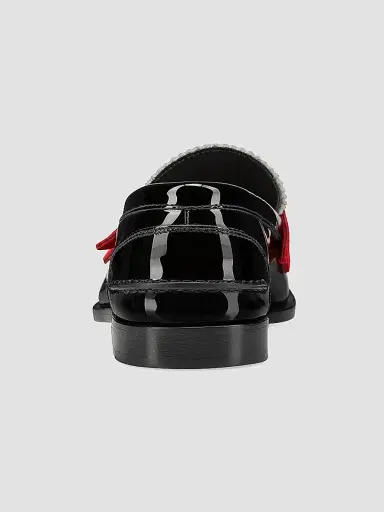 Christian Louboutin Women's Penny Patent Leather Loafers | Thumbnail 3 Christian Louboutin Women's Penny Patent Leather Loafers | Thumbnail 3