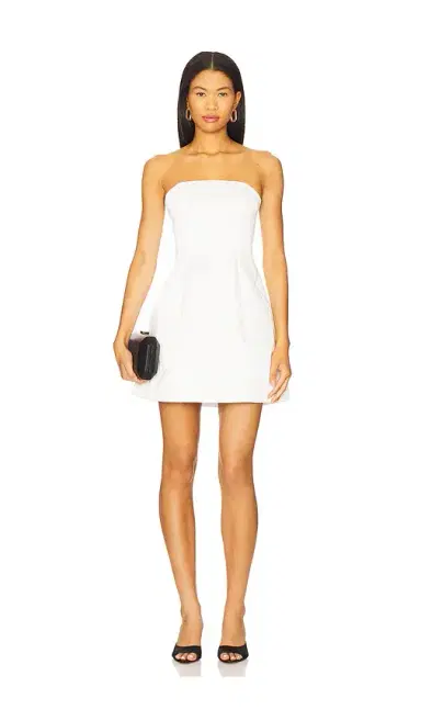 Bardot Karoline Satin Mini Dress | Thumbnail 1 Bardot Karoline Satin Mini Dress | Thumbnail 1
